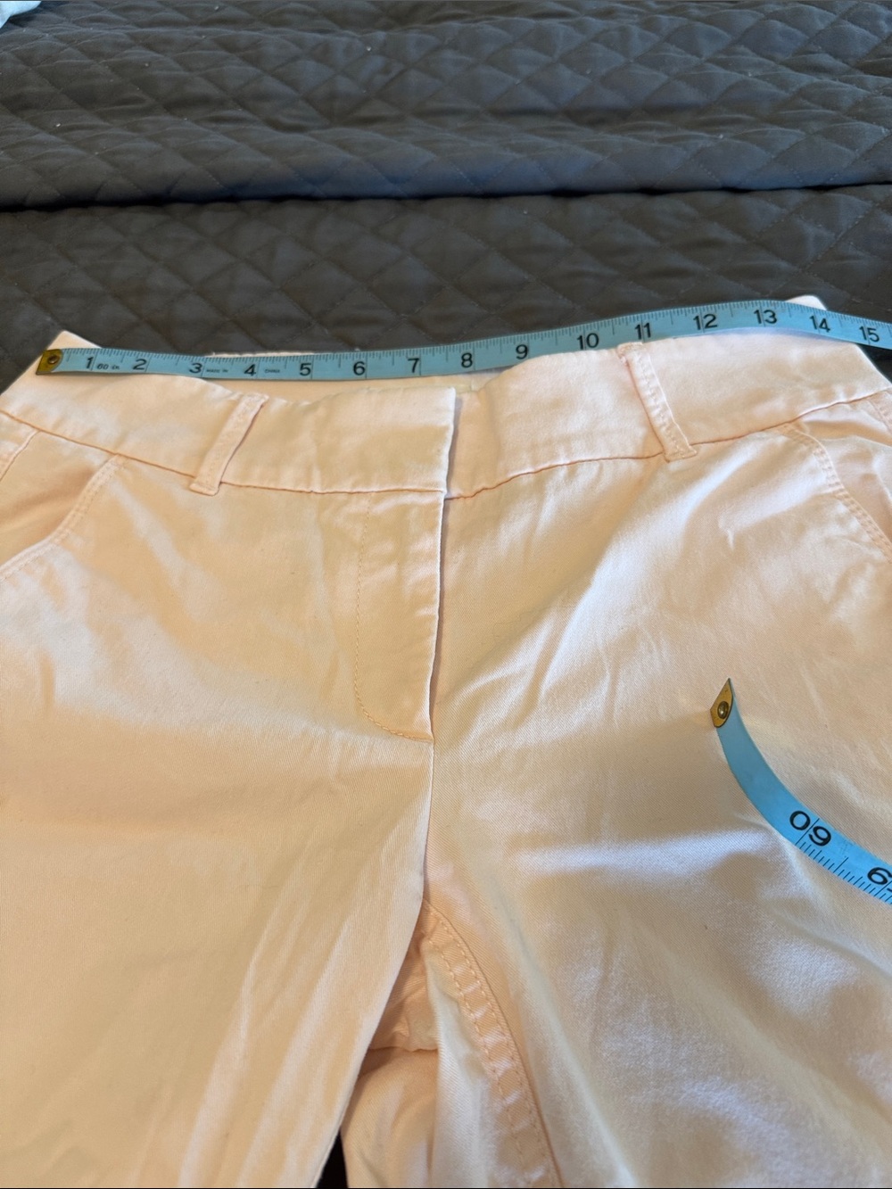 LOFT Pale Pink Tailored Bermuda Shorts